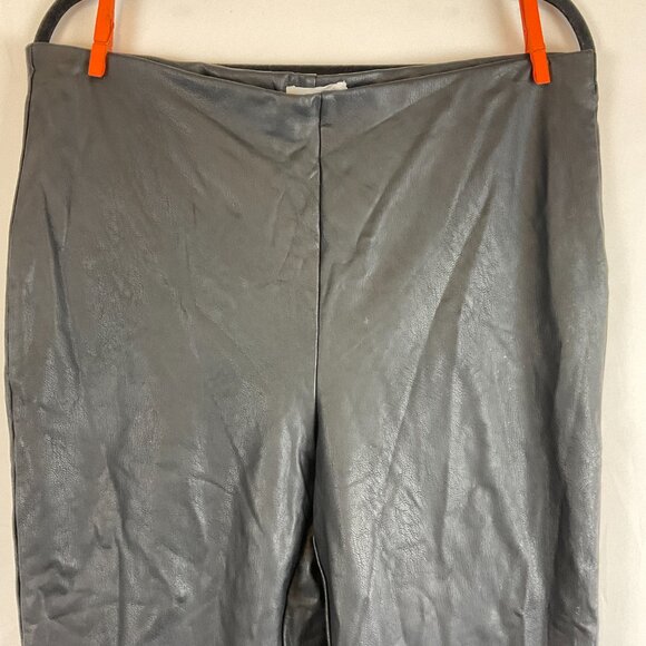 Good American Good Waist Vegan Leather Pants Faux Leather Leggings 5 US 2XL - Picture 2 of 11